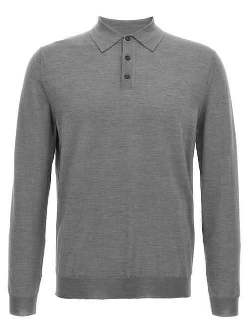 Virgin Wool Polo Shirt