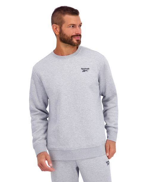 Men's Embroidered Chest Logo Sweatshirt - Gray Heather
