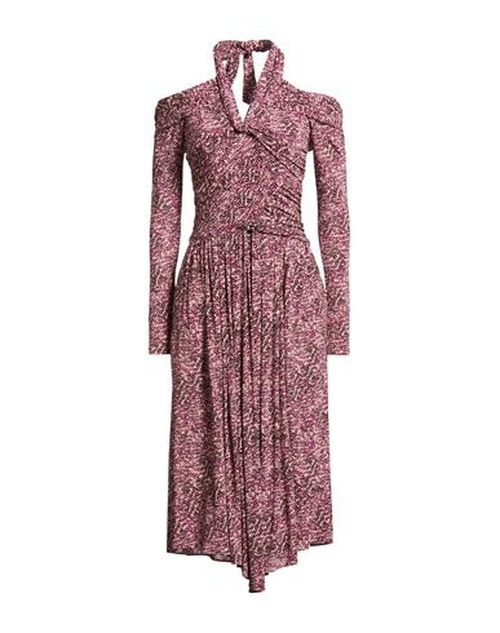 Woman Midi dress Garnet Size 2 Viscose, Elastane
