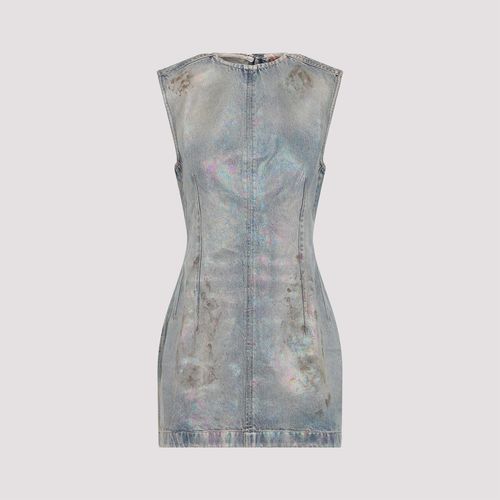 Coated Denim Dress