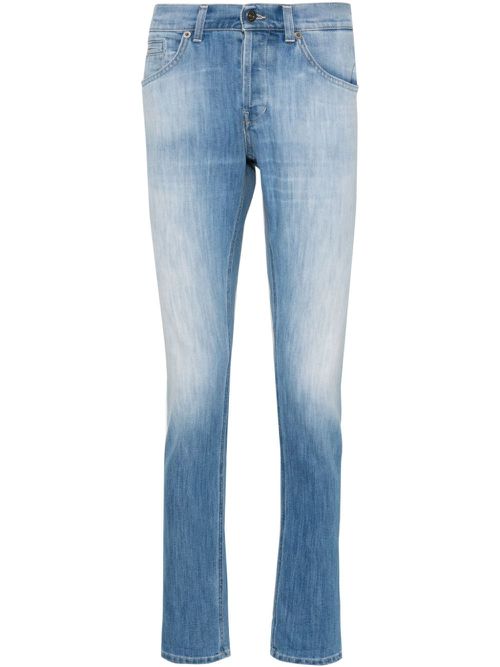 George logo-plaque jeans - Blue