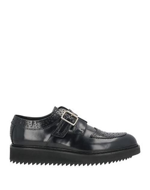 Man Loafers Black Size 11 Leather