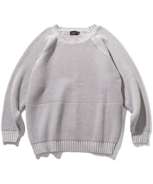 Half Incision Overfit Knit MFTNT002-GY