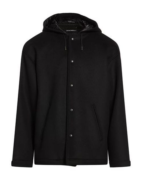 Man Jacket Black Size 38 Virgin Wool