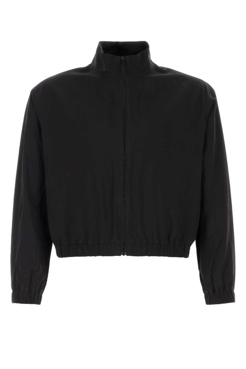 Nylon-Cellulose Jacket — Black
