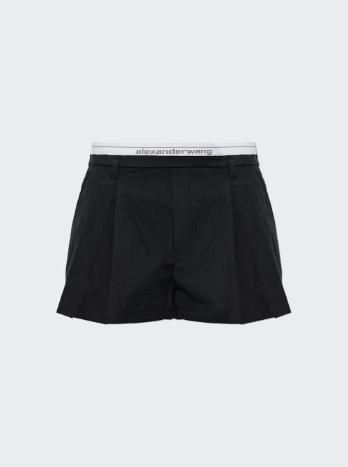 Logo Elastic High-rise Short Black