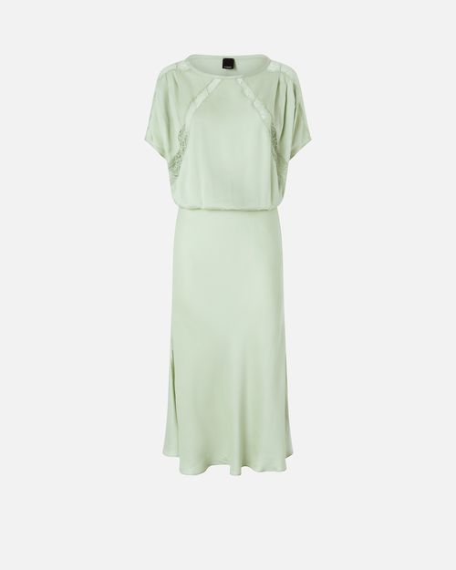 Midi dress with lace details - 46