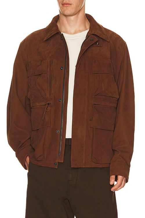 Lemaire Reporter Jacket in Cigar - Brown. M also in
