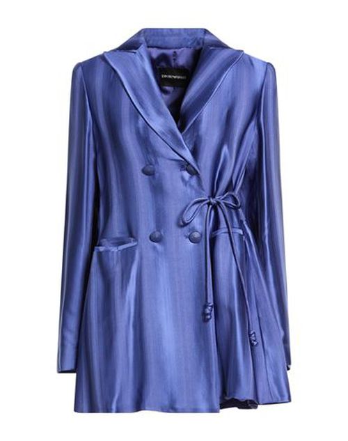 Woman Blazer Blue Size 10 Viscose
