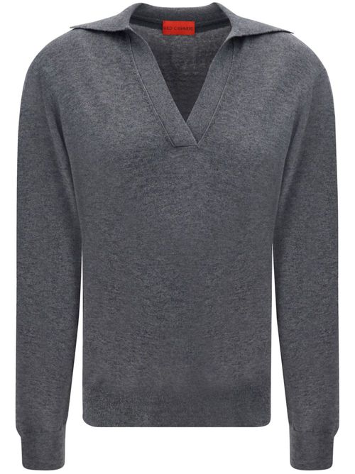V-neck sweater - Grey