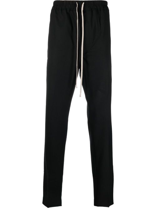 Tapered track pants - Black