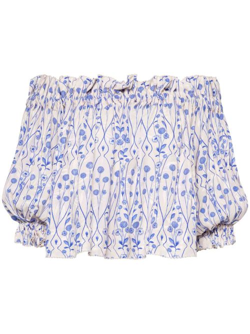 Urucu Petalo blouse - White