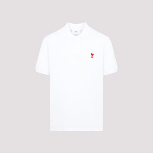 Heart Embroidered Polo Shirt