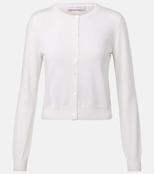 Silk and cotton cardigan