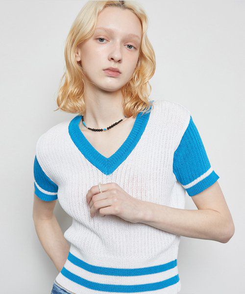 L3 BOLD DOUBLE LINE KNIT