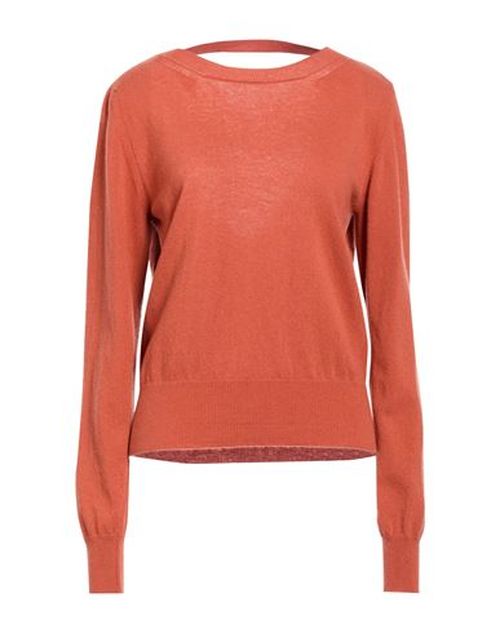 Woman Sweater Copper Size M Virgin Wool, Cashmere