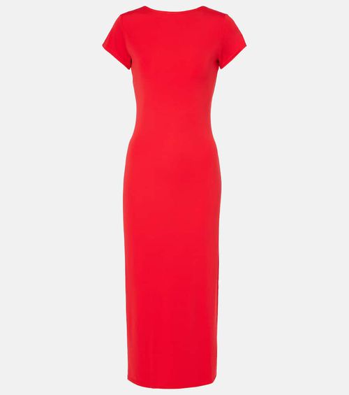Jersey midi dress