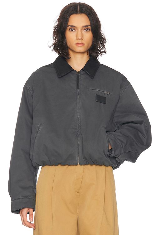Acne Studios Okra Bomber Jacket in Anthracite Grey - Grey.  40 also in
