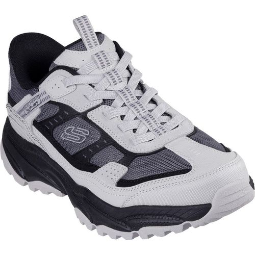 Skechers Mens Vigor at 237744-Gybk Grey/Black Slip on Shoe