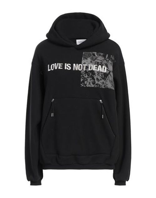 Tanaka Woman Sweatshirt Black Size L Polyester, Cotton, Elastane