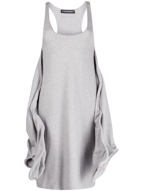 Racerback sleeveless dress - Grey