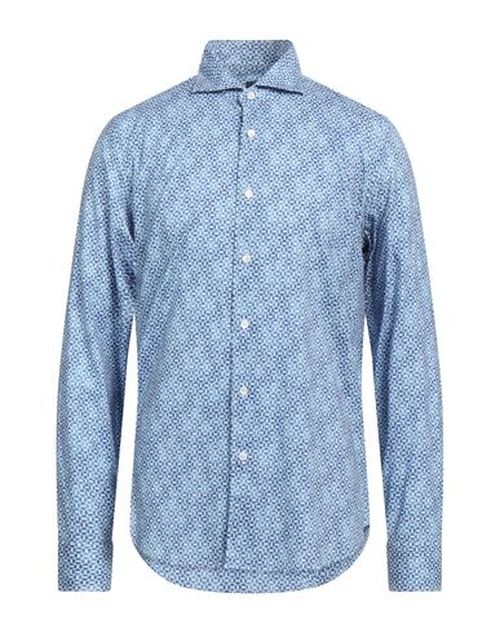 Man Shirt Blue Size 15 ¾ Cotton, Elastane