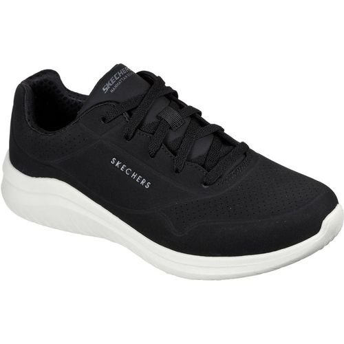Skechers Mens Ultra Flex 2.0 Vicinity 232209-Bkw Black/White Lace Up Shoe