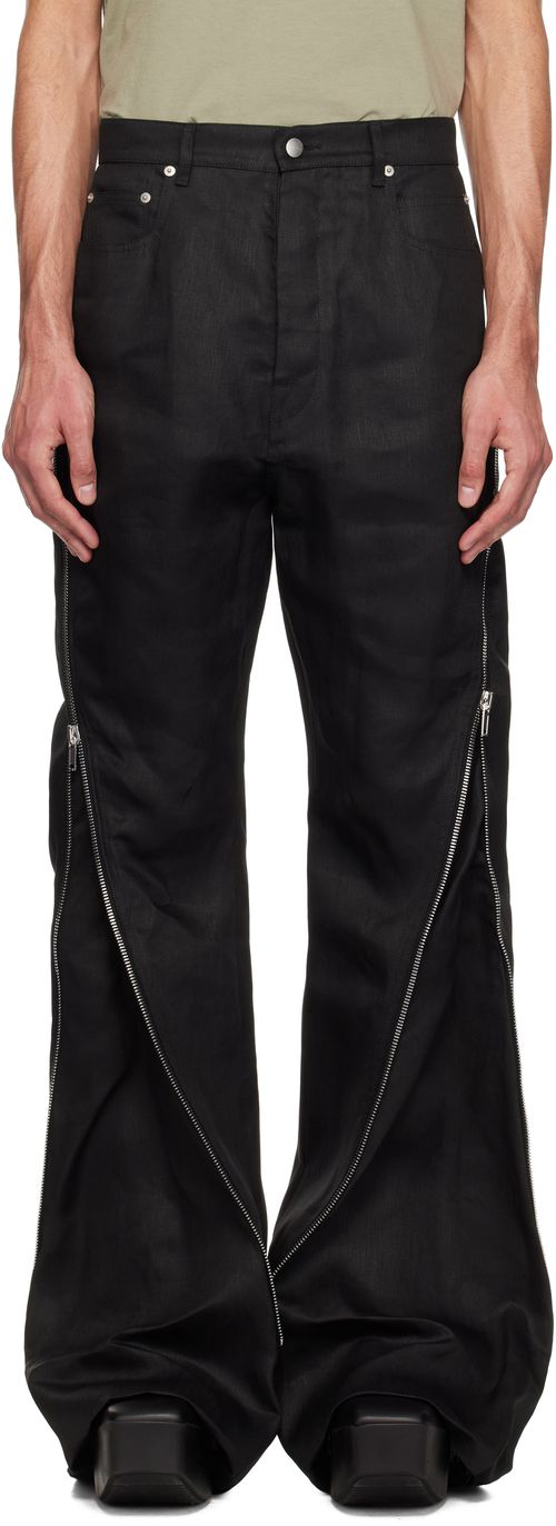 Rick Owens Black Hollywood Bolan Banana Jeans