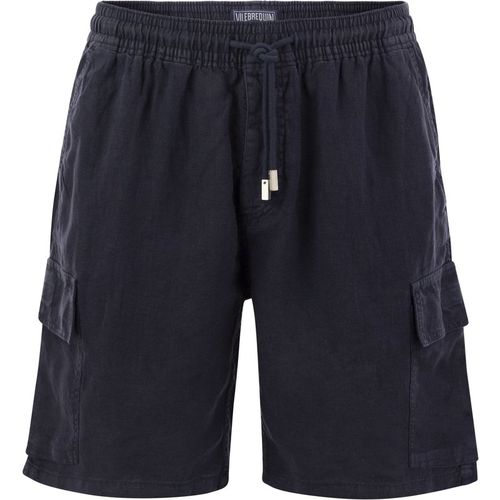 Vilebrequin Linen Cargo Bermuda Short