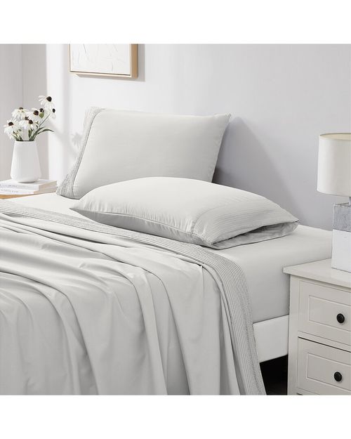 Extra Deep Pocket Bed Sheet Set With Pleated Hem