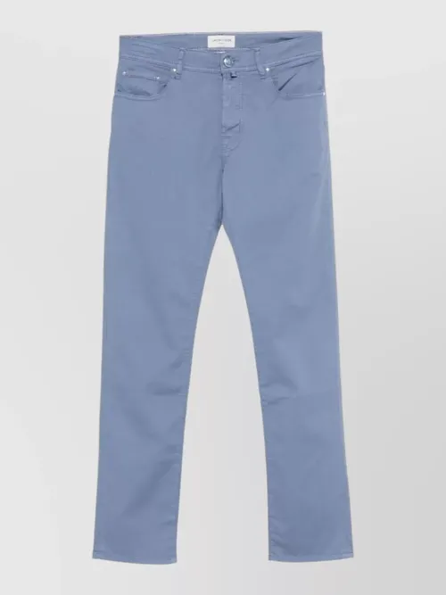 Jacob Cohen - tailored trousers belt loops front back pocket