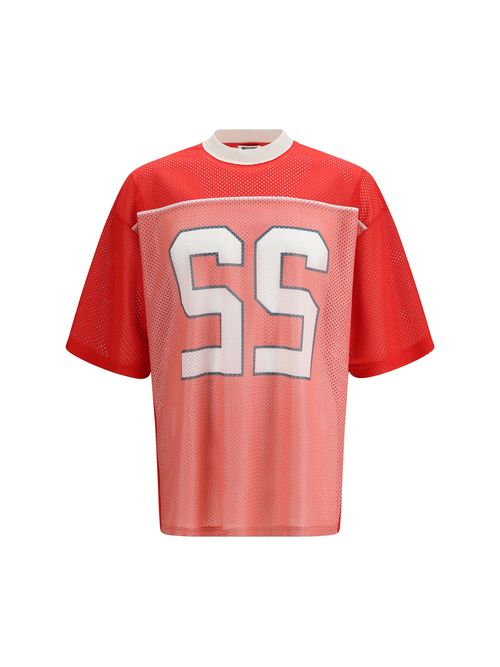 Technical Mesh T-Shirt — Red