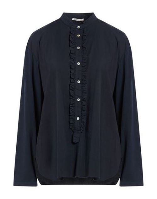 Trebarrabi Woman Top Midnight blue Size M Cotton, Elastane