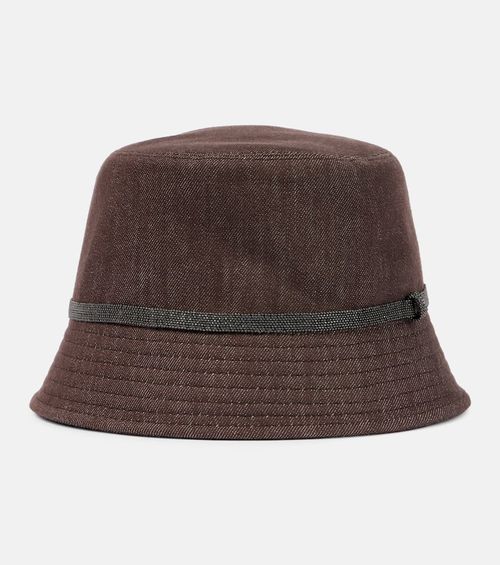 Monili denim bucket hat