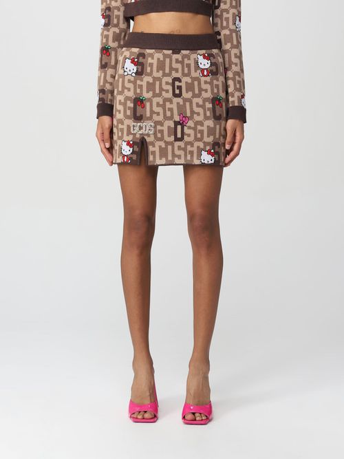 Skirt Woman color Brown