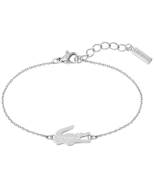 Stainless Steel Crocodile Bracelet - Silver
