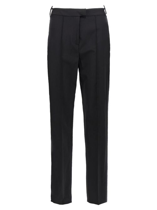 Virgin Wool Trousers — Black