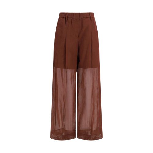 Sartorial Track Trousers — Brown