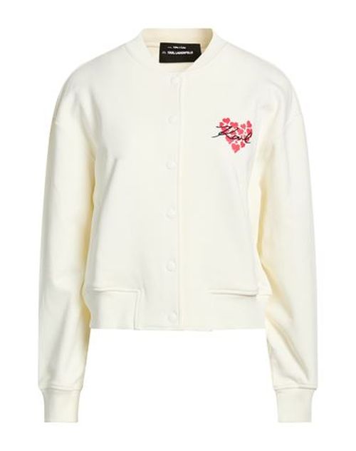 Woman Sweatshirt Ivory Size S Organic cotton