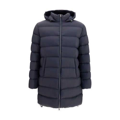 Padded Polyamide Down Jacket — Black