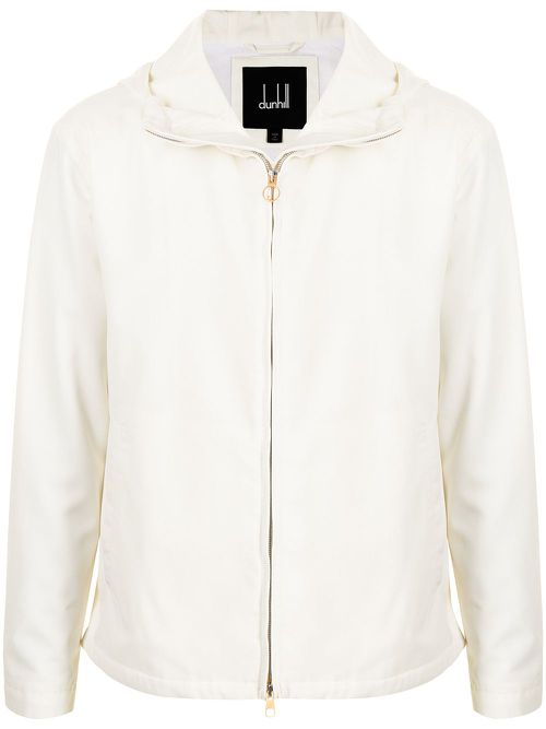 Zip-up track jacket - White