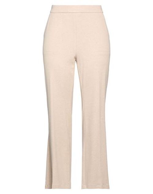 Woman Pants Beige Size 16 Viscose, Polyester, Cotton, Polyamide, Elastane