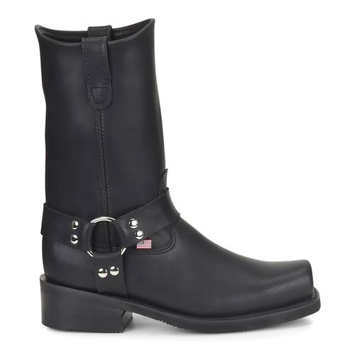 Barry Square Toe Pull On Motorcycle Boots