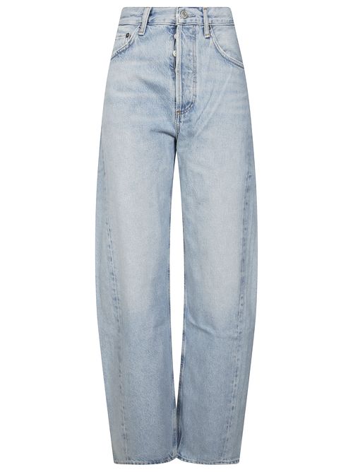 Luna Pieced High-Rise Tailored Jeans