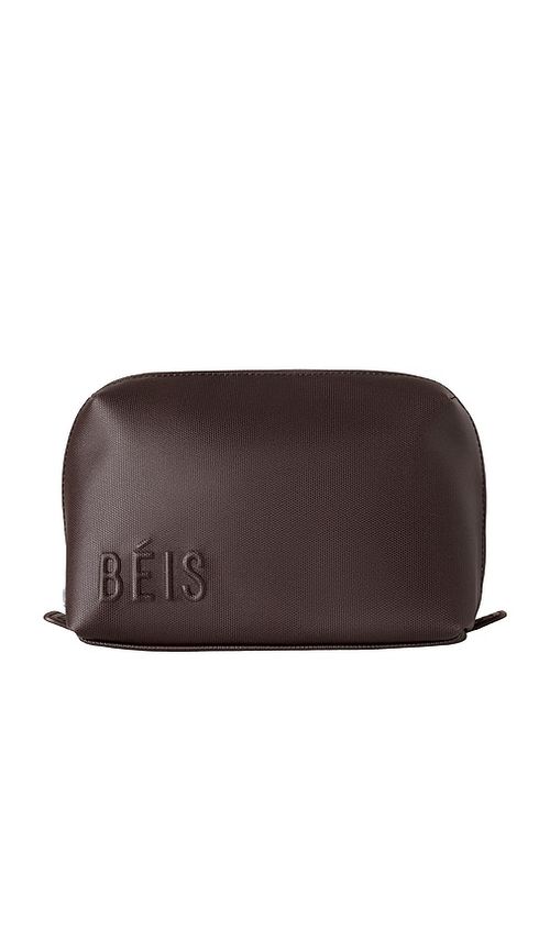 BEIS The Small Cosmetic Pouch in Espresso