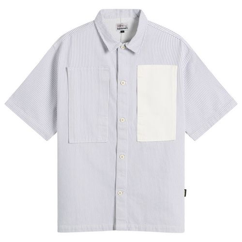 Men's Short Sleeve Painter Shirt Cosmic Purple Hickory