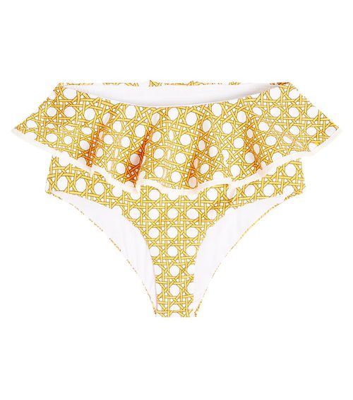 Marysia Bumby Aman ruffled bikini bottom