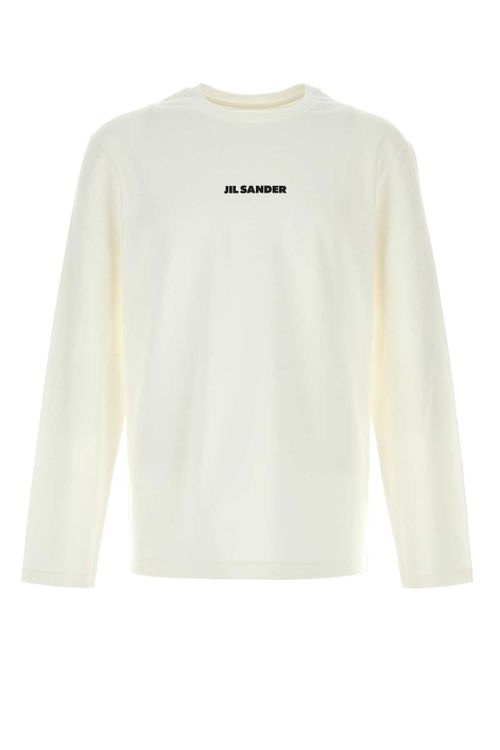 Logo-Embroidered Cotton T-shirt — White