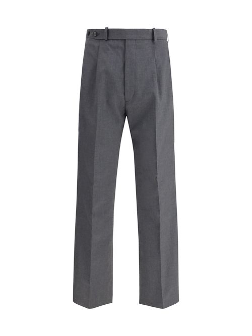 Wool Trousers — Gray