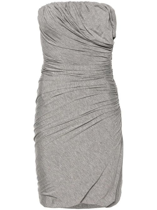 Ruched jersey minidress - Grey
